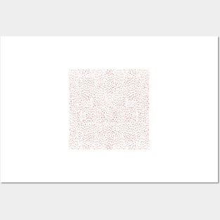 Dalmatian Pink Spots - Minimal Polka Dots Posters and Art